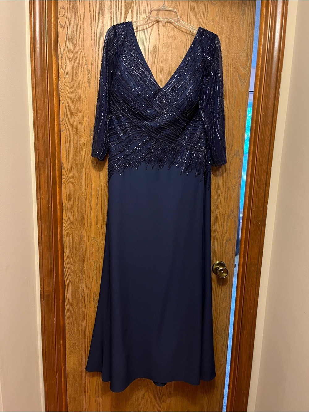 MGNY navy gown, size 12